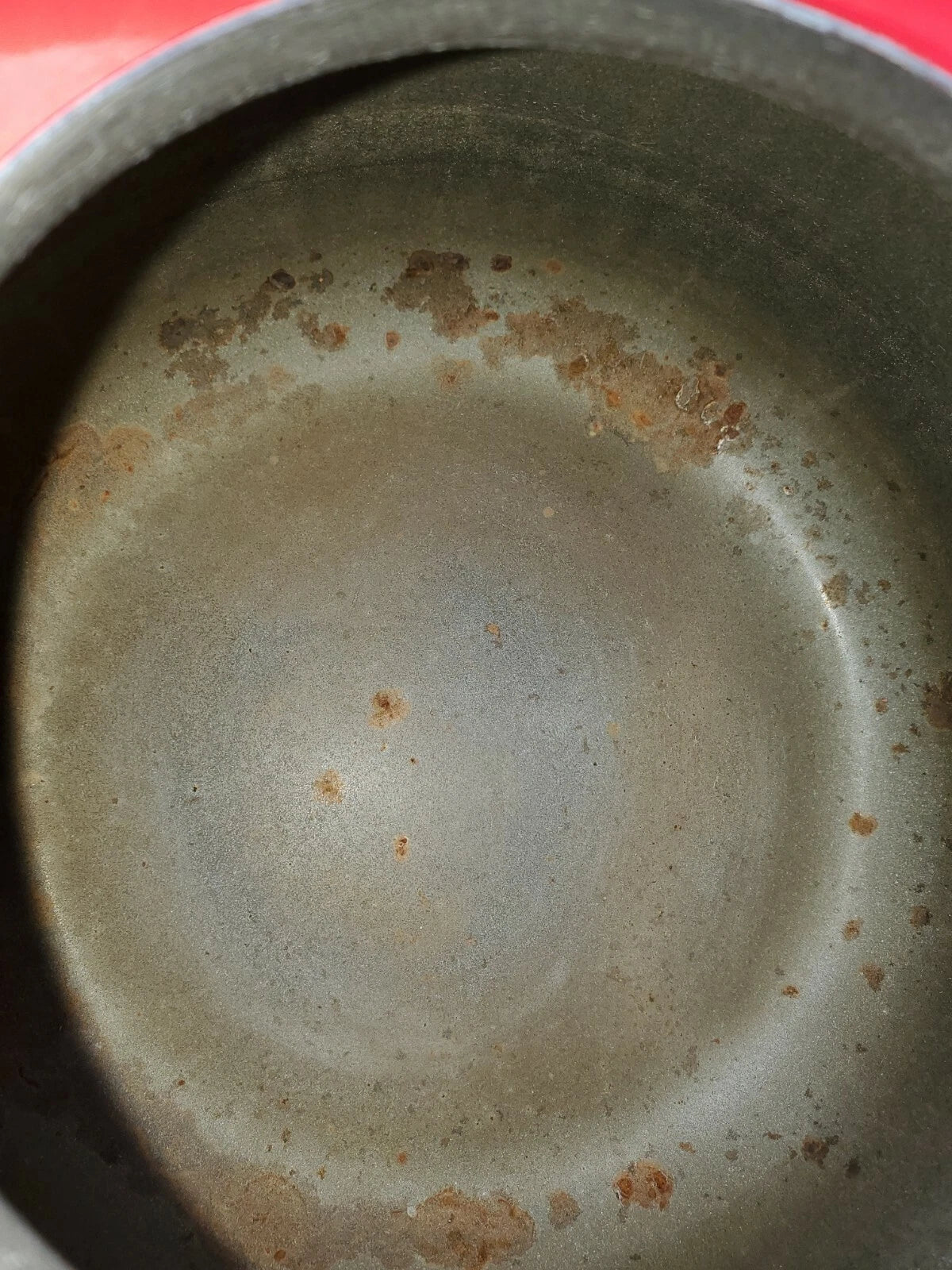 Dansk Japan Red Enamel Teapot Kettle