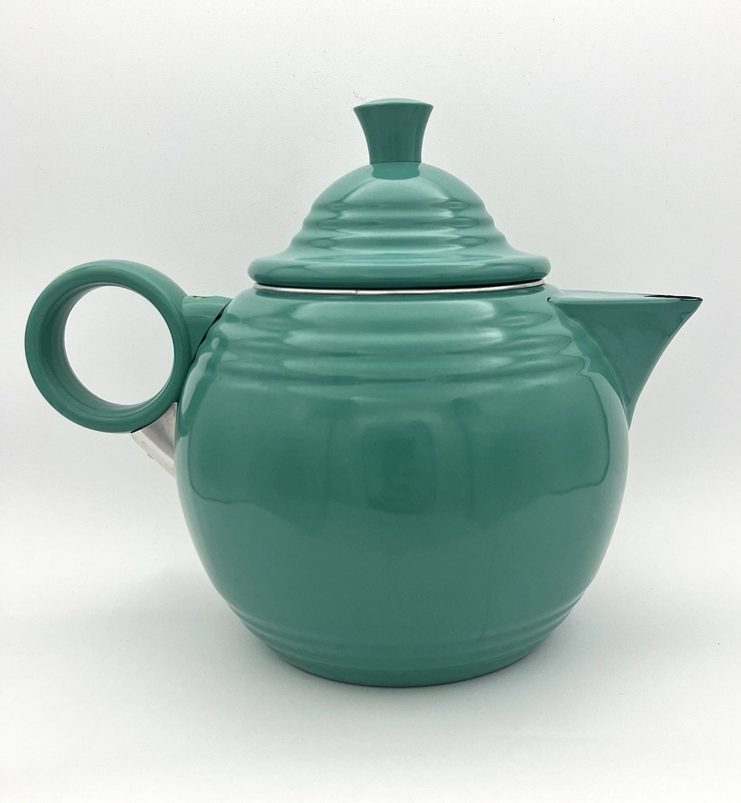 FIESTAWARE Turquoise Enamel on Metal Teapot by COPCO UNUSED Genuine Accessory