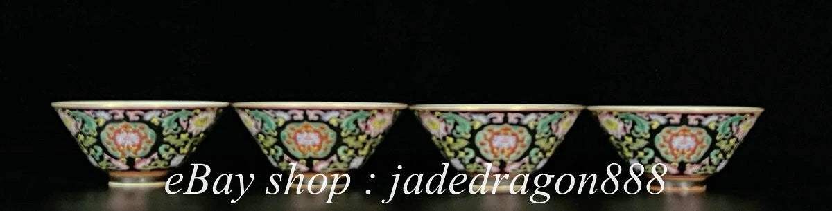 6" Yongzheng Marked Enamel Porcelain Flower Leaf Pattern Wine Teapot Cup Set