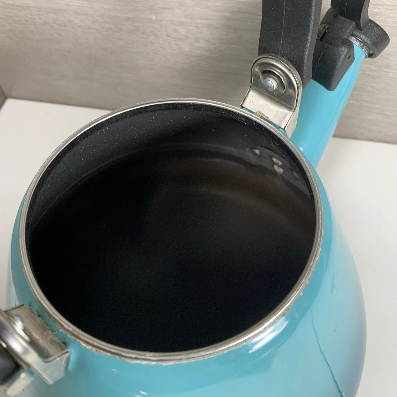 Le Creuset Tea Pot Kettle 1.6L 1.7Qt Caribbean Blue Enamel