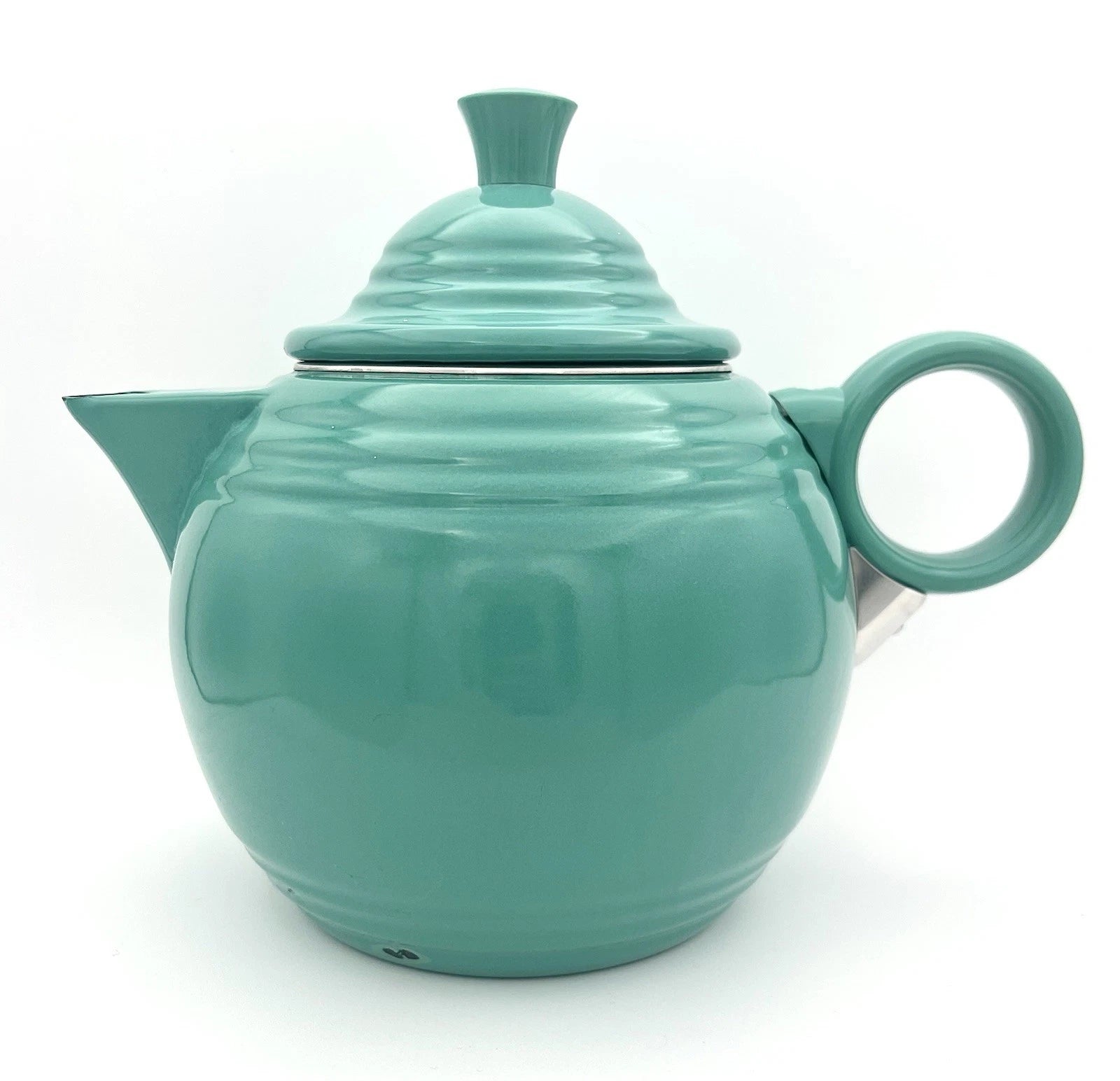 FIESTAWARE Turquoise Enamel on Metal Teapot by COPCO UNUSED Genuine Accessory