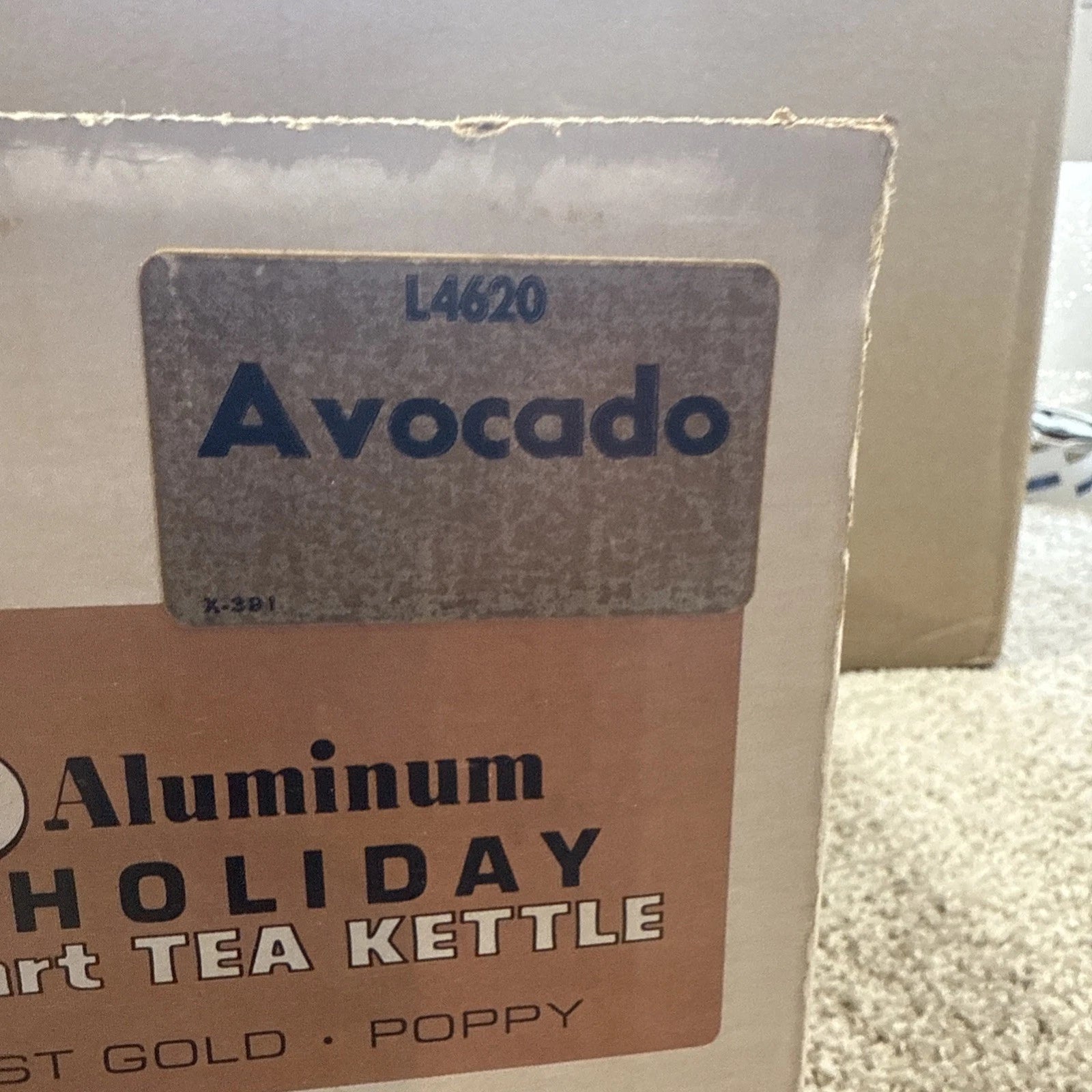 CLUB Aluminum Avocado Green  Tea Kettle Pot Vintage Cookware MCM NOS New In Box