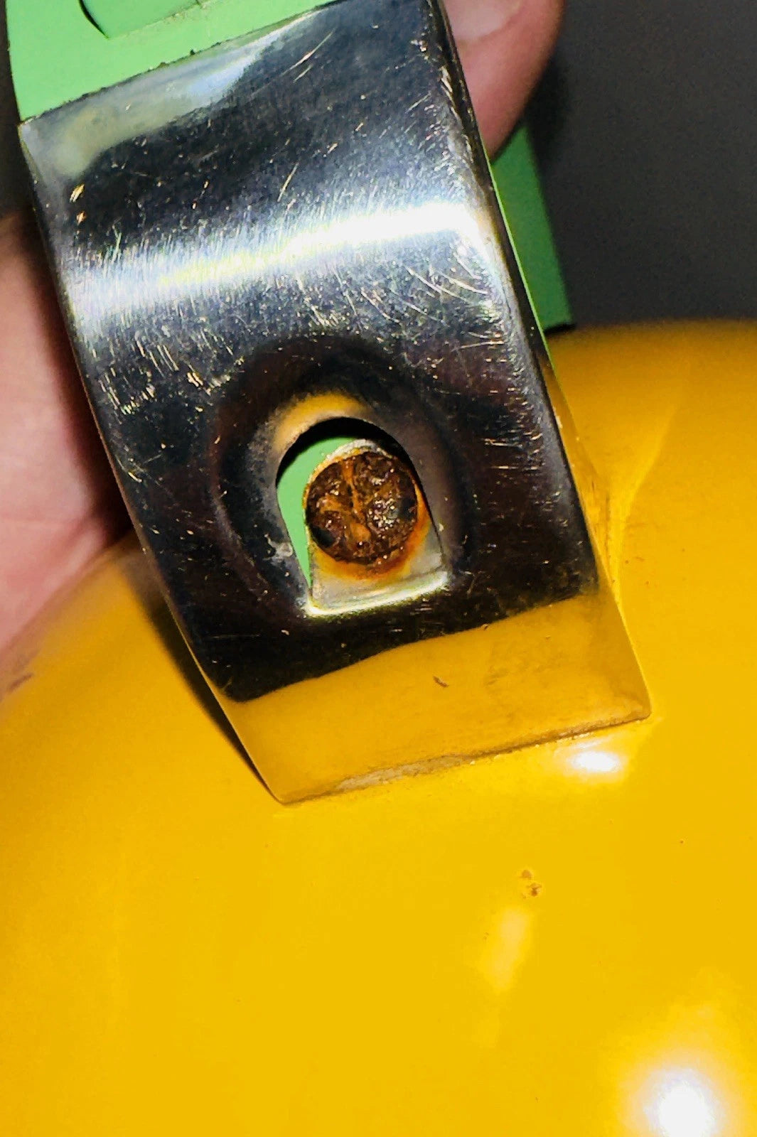 Copco Enamel On Steel Pineapple 2.5qt Whistling Tea Kettle Teapot 1970's?