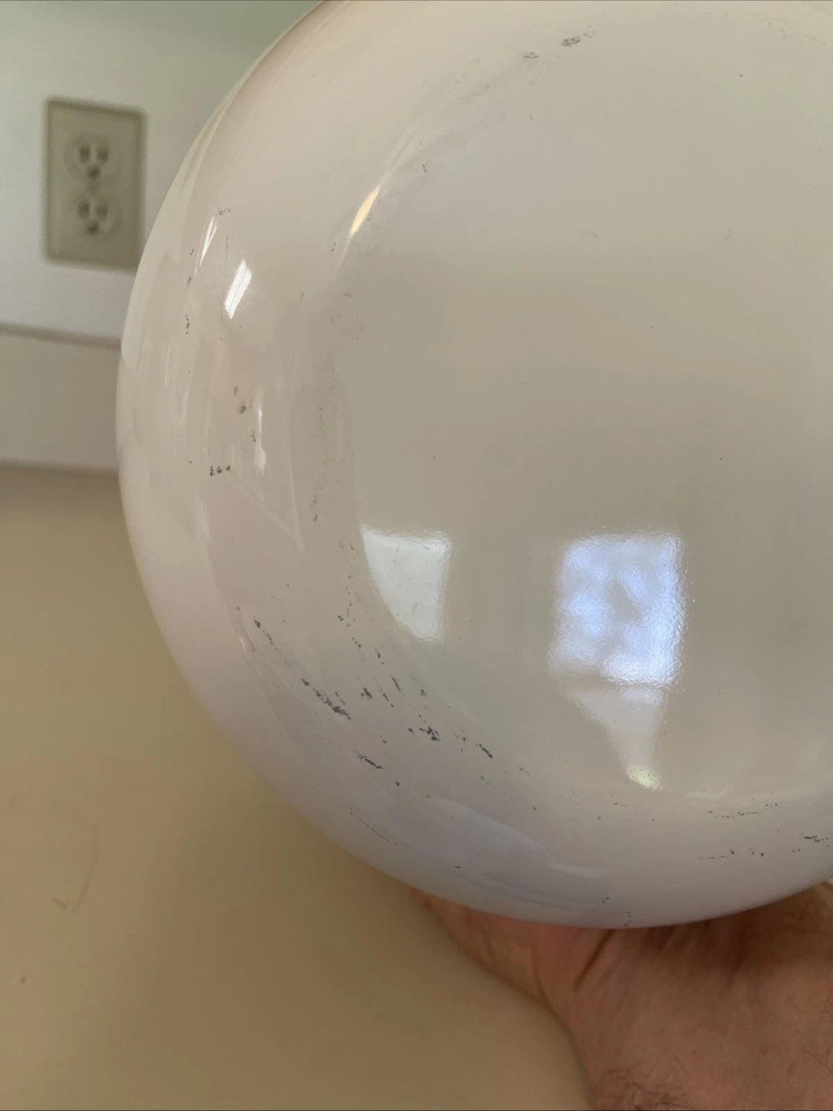 Copco Whistling Teapot Tea Kettle White Enamel Tea Pot Good Condition