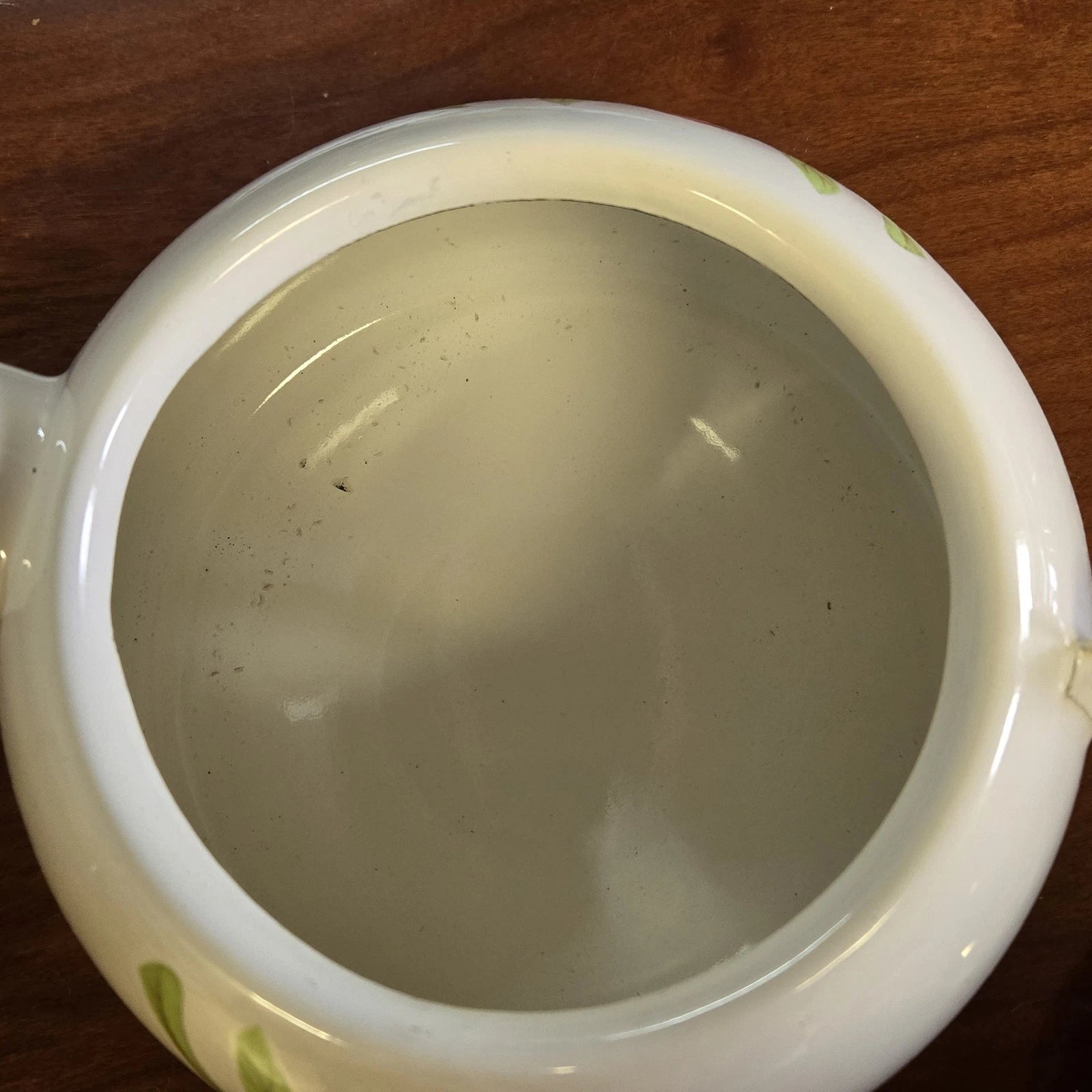 Countryhouse by Krischer Porcelain Enamel 3qt Whistling Tea Kettle Unused In Box