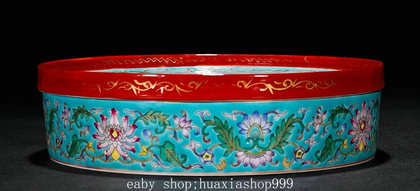 6" YongZheng Colour Enamel Porcelain Gilt Flower Pattern Teapot Cup Tray Set