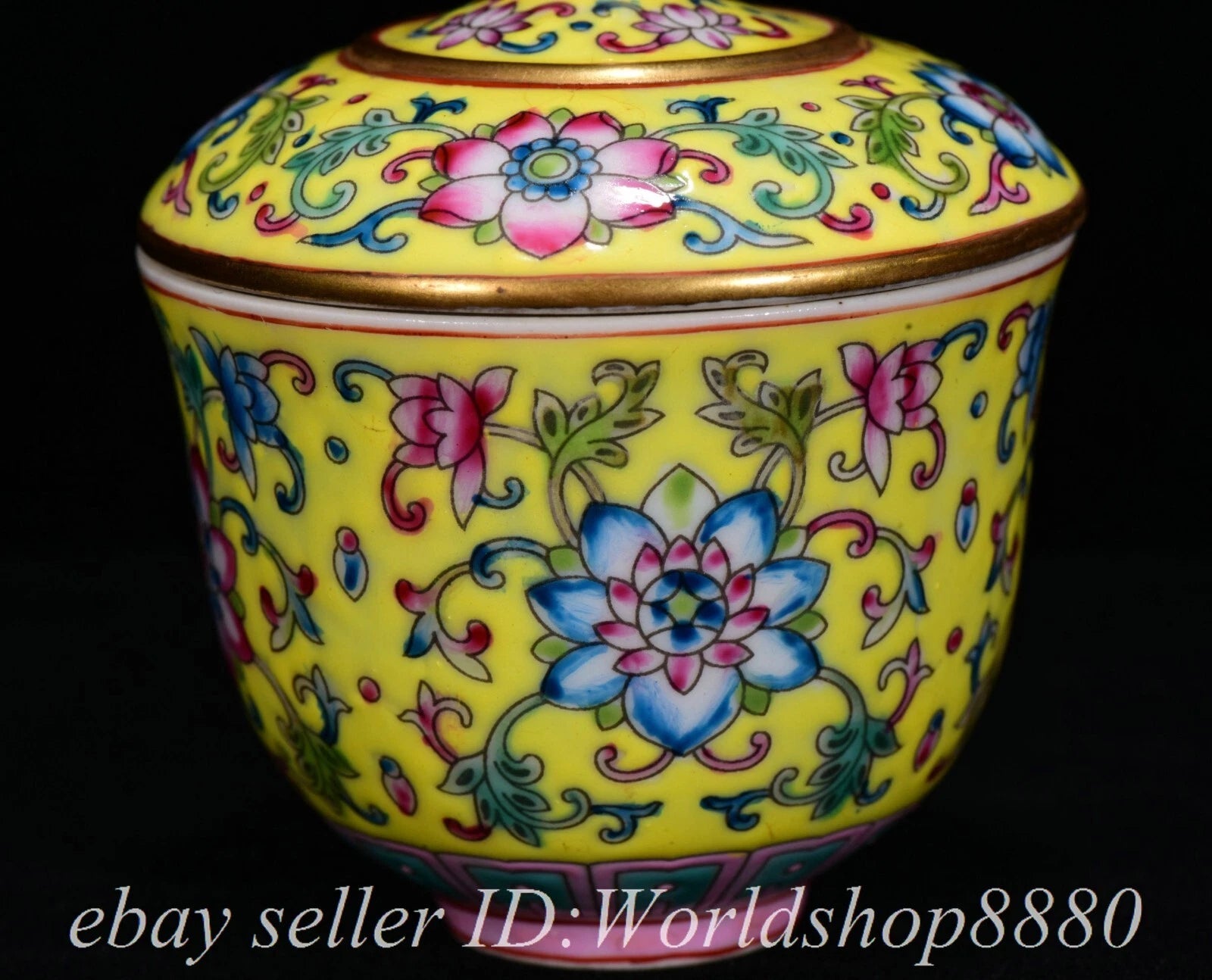 8.8" Yongzheng Chinese Colour Enamel Porcelain Teapot Kettle Cup Plate Set