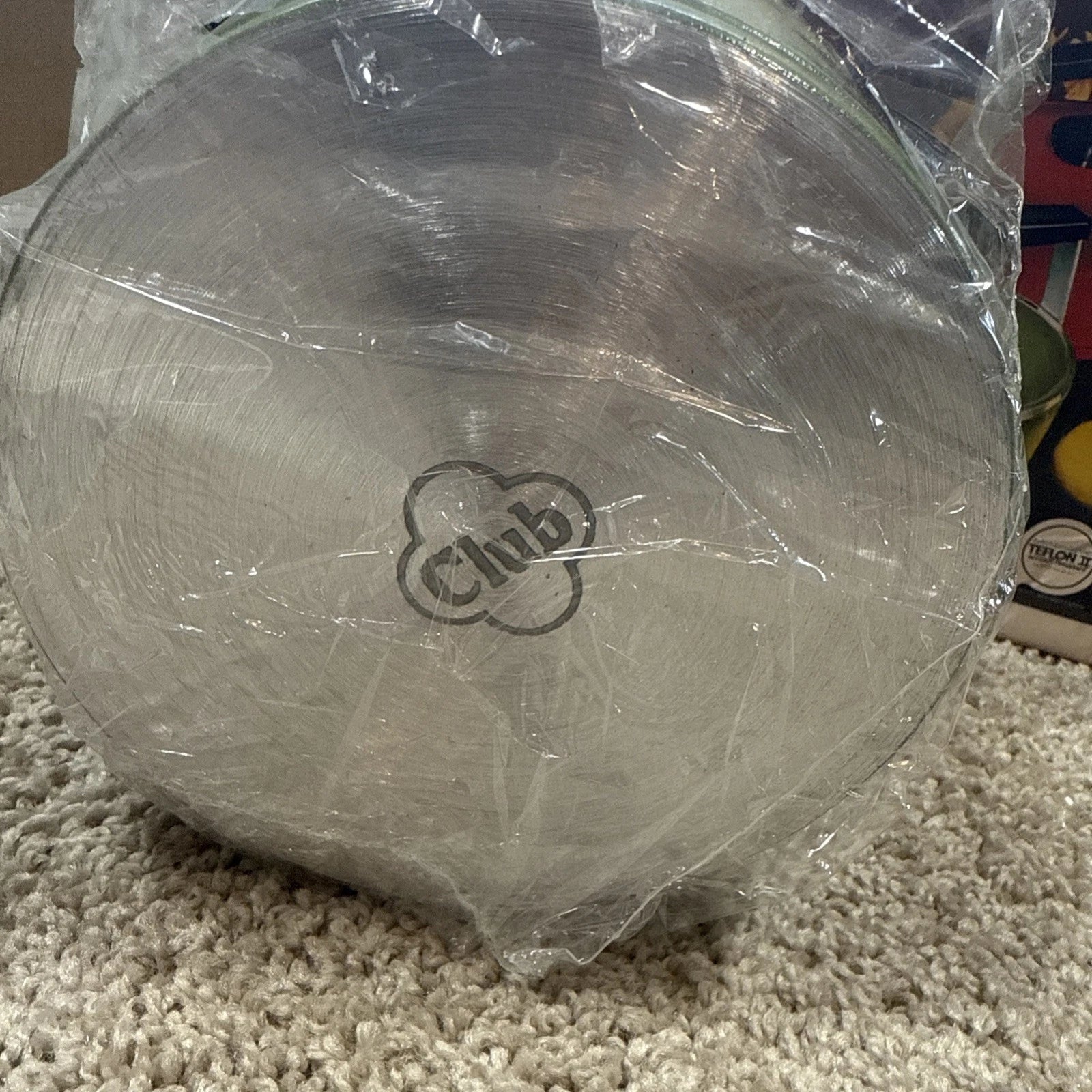 CLUB Aluminum Avocado Green  Tea Kettle Pot Vintage Cookware MCM NOS New In Box