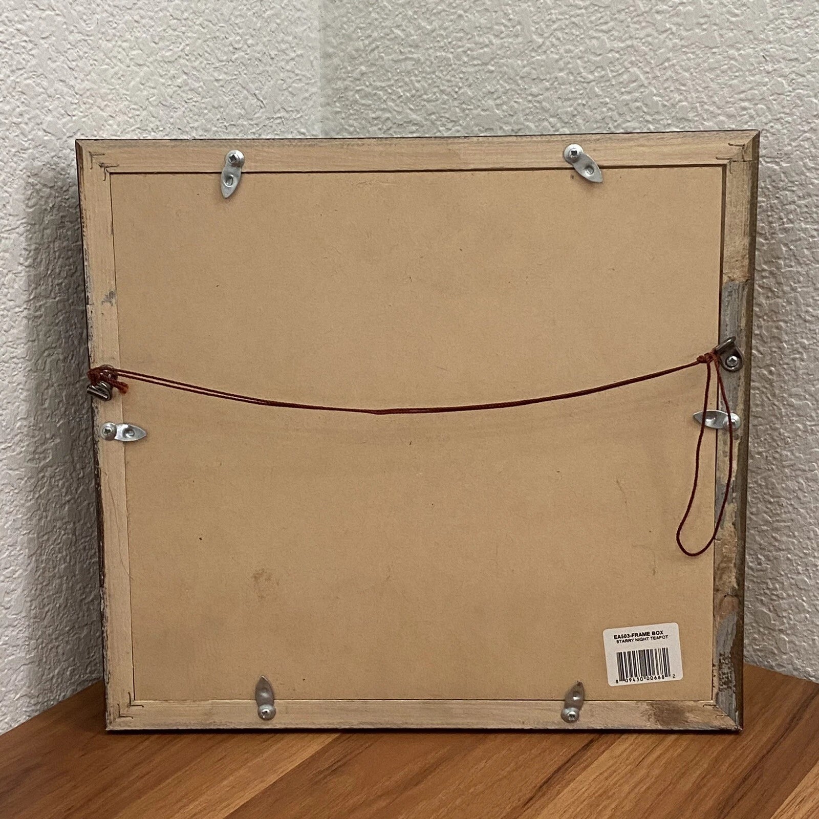 2001 KELVIN CHEN Enamel Lidded Tea Pot Starry Night Vangogh Mini Teapot Framed