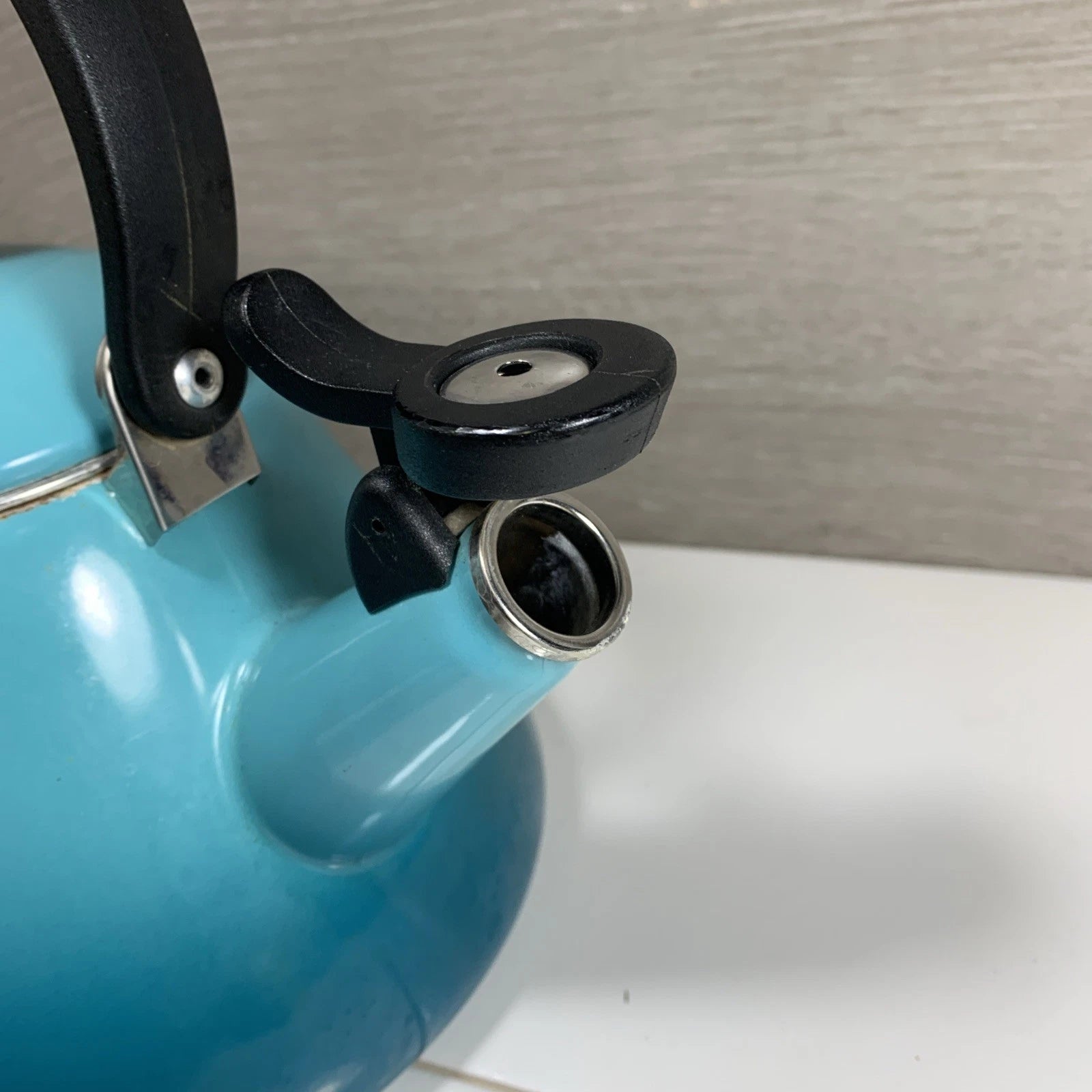 Le Creuset Tea Pot Kettle 1.6L 1.7Qt Caribbean Blue Enamel