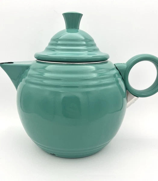 FIESTAWARE Turquoise Enamel on Metal Teapot by COPCO UNUSED Genuine Accessory