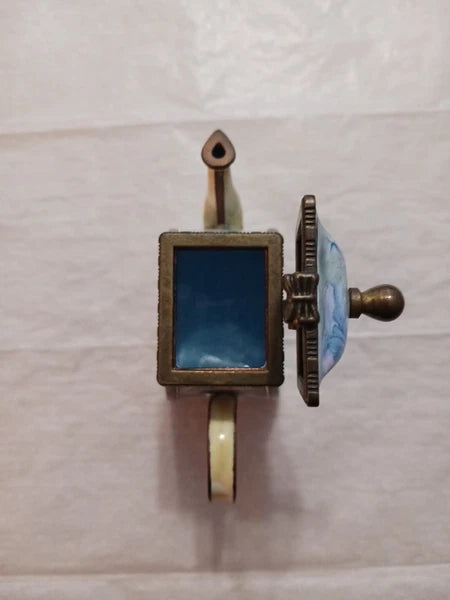 Kelvin Chen Handpainted Miniature Enamel Tea Pot P. Cezanne "The Blue Vase" #378