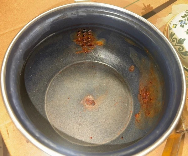 ASTA Germany Enamel Tea Kettle Teapot Floral with Lid; "PARTS", DECORATION