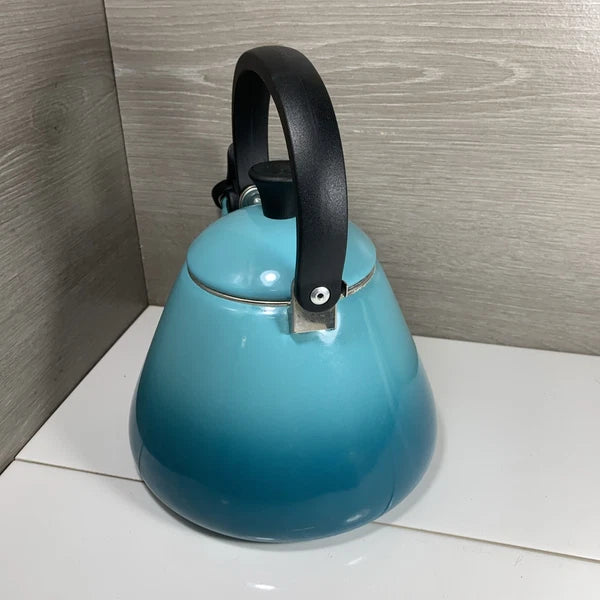 Le Creuset Tea Pot Kettle 1.6L 1.7Qt Caribbean Blue Enamel