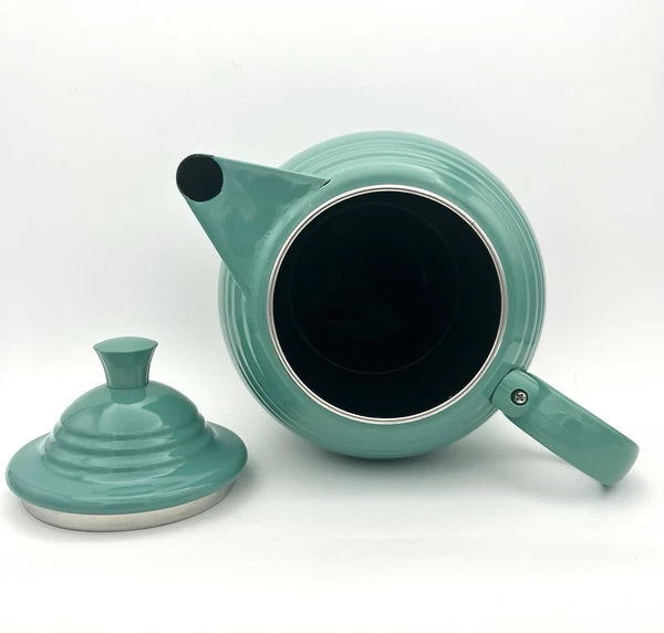 FIESTAWARE Turquoise Enamel on Metal Teapot by COPCO UNUSED Genuine Accessory