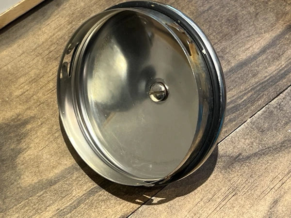 Chantal Classic Enamel On Steel Tea Kettle Black / Dark Gray W Harmonica Whistle