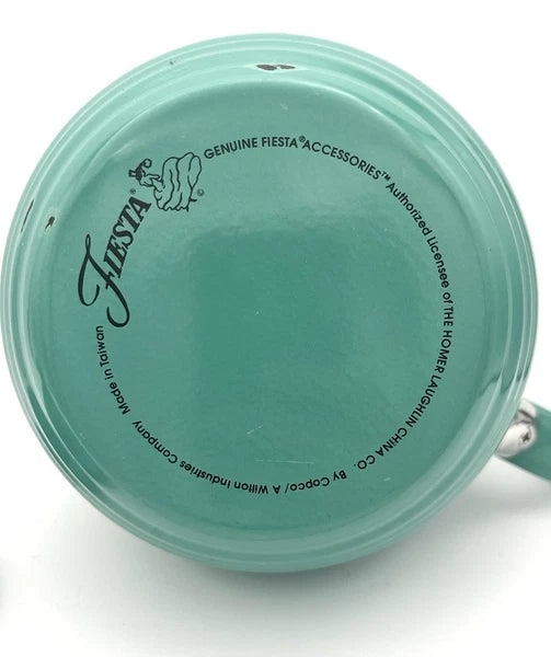 FIESTAWARE Turquoise Enamel on Metal Teapot by COPCO UNUSED Genuine Accessory