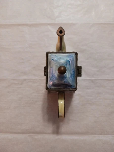 Kelvin Chen Handpainted Miniature Enamel Tea Pot P. Cezanne "The Blue Vase" #378