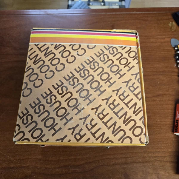 Countryhouse by Krischer Porcelain Enamel 3qt Whistling Tea Kettle Unused In Box