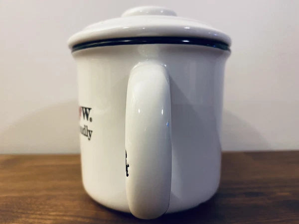 BIGELOW TEA Warm Hugs 12oz Ceramic Teapot Distressed Enamel-Look #TeaProudly