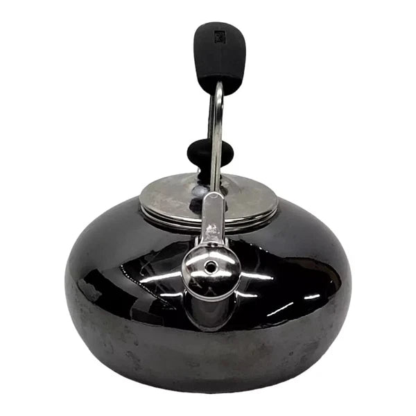 CHANTAL 1.8 QT Enamel on Steel Whistling Tea Kettle Teapot Dark Grey or Black