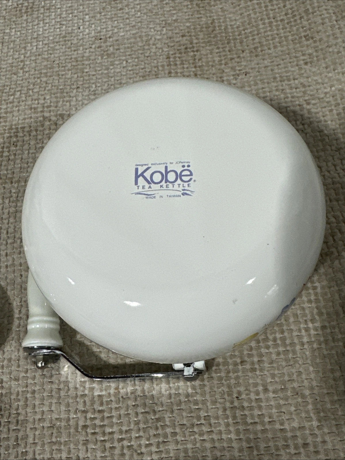 Vintage Kobë Enamel Tea Kettle Floral Design – JCPenney Exclusive