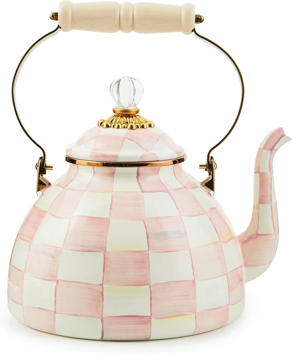 Mackenzie- Childs 3-Quart Enamel Tea Kettle
