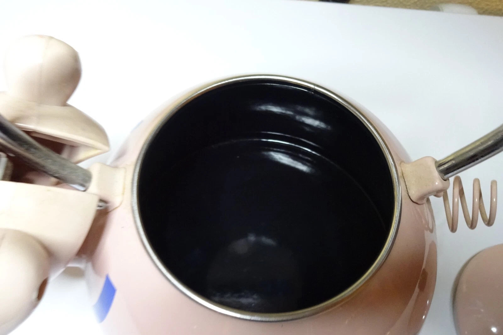 Vtg Kamenstein Pink Pig Whistling Teapot Tea Kettle