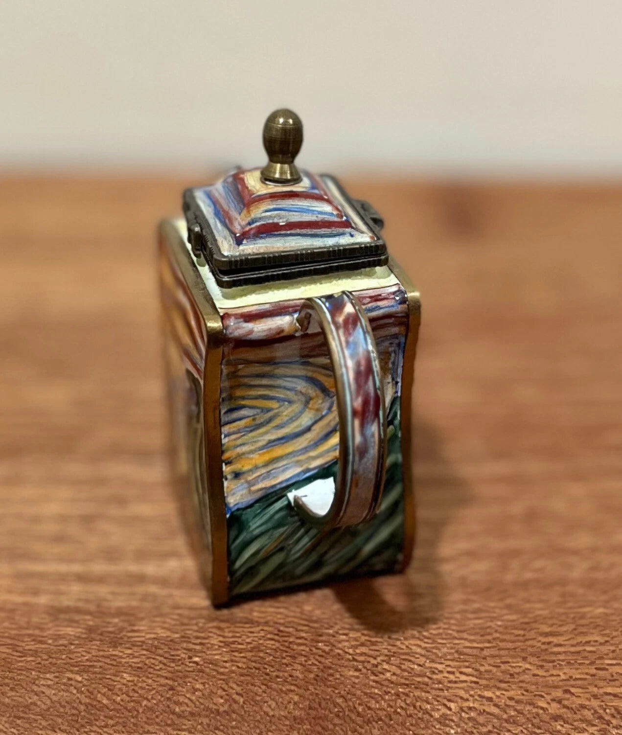 Kelvin Chen No 617 Enamel Mini Teapot Munch "The Scream" 2001