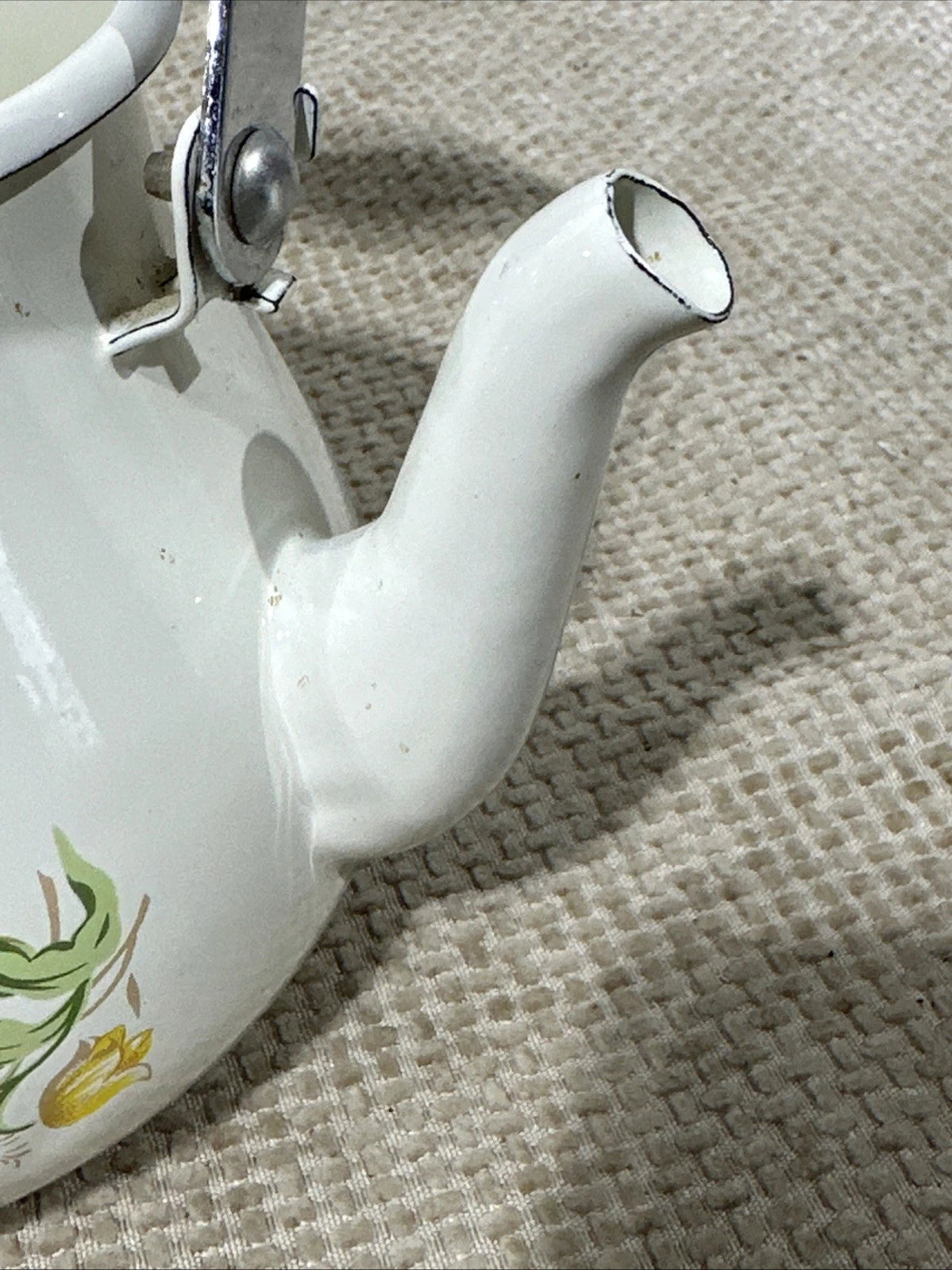 Vintage Kobë Enamel Tea Kettle Floral Design – JCPenney Exclusive
