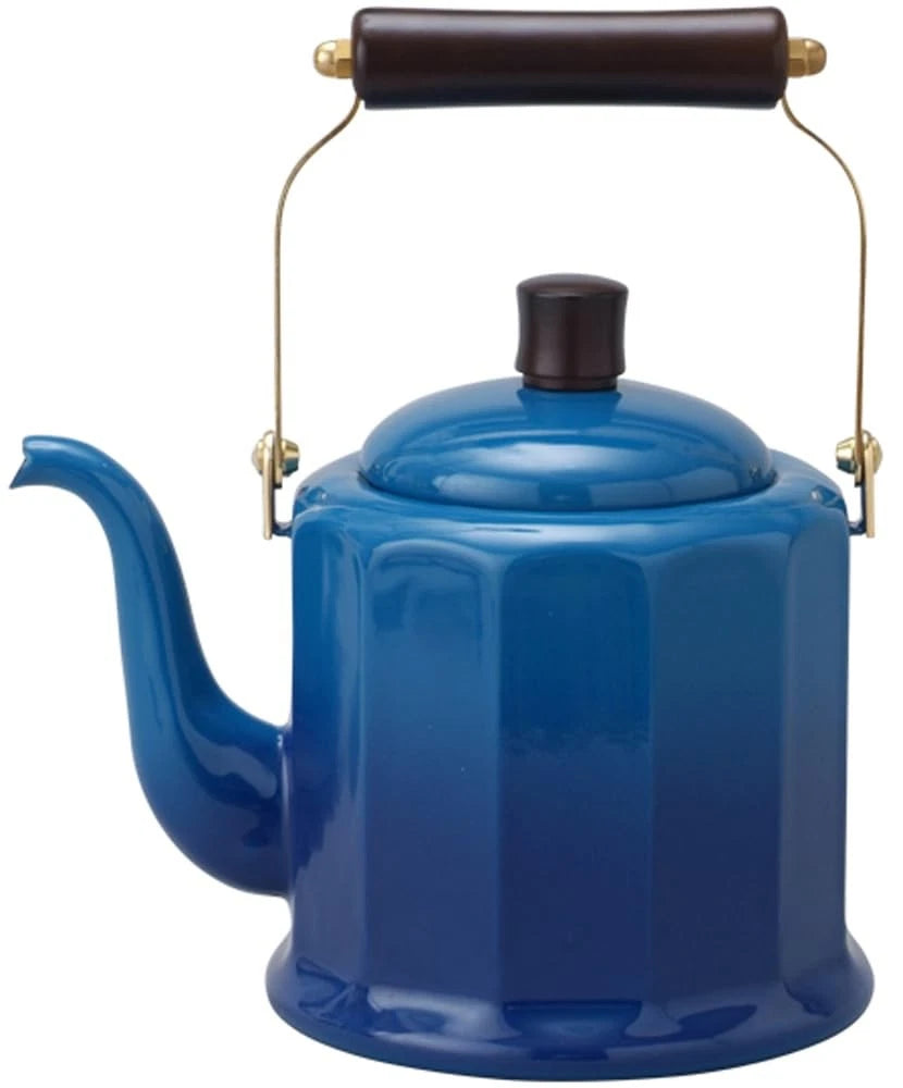 Noda Enamel Kettle 2.0L IH Blue Made in Japan Royal Classic