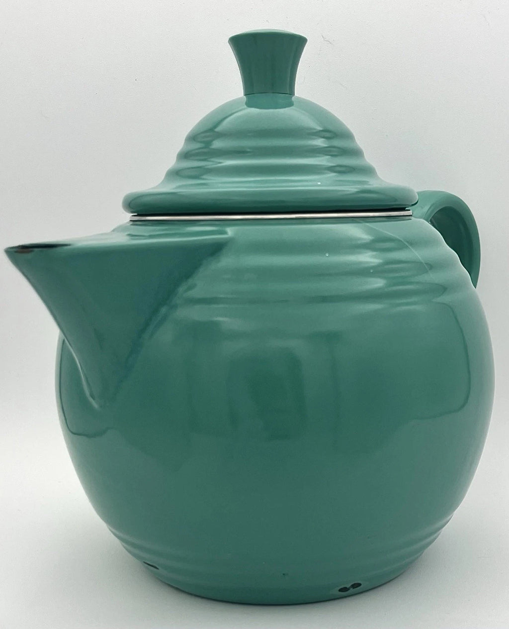 FIESTAWARE Turquoise Enamel on Metal Teapot by COPCO UNUSED Genuine Accessory