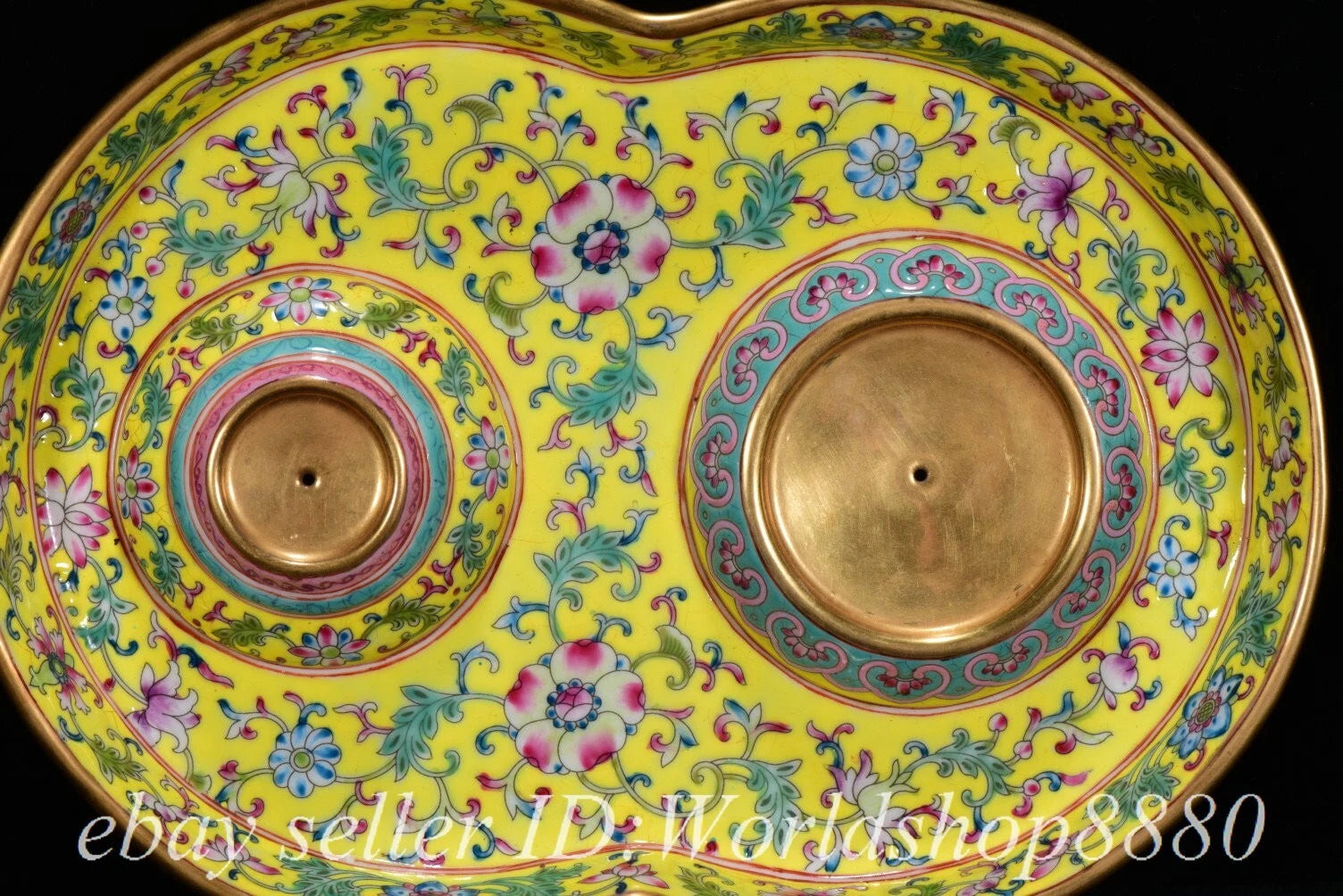 8.8" Yongzheng Chinese Colour Enamel Porcelain Teapot Kettle Cup Plate Set