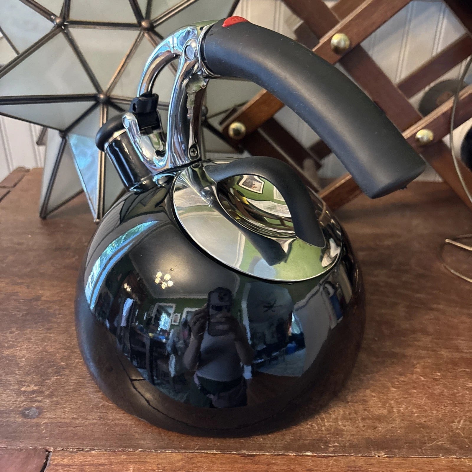 OXO Tea Kettle Black enamel Stovetop Enamelware