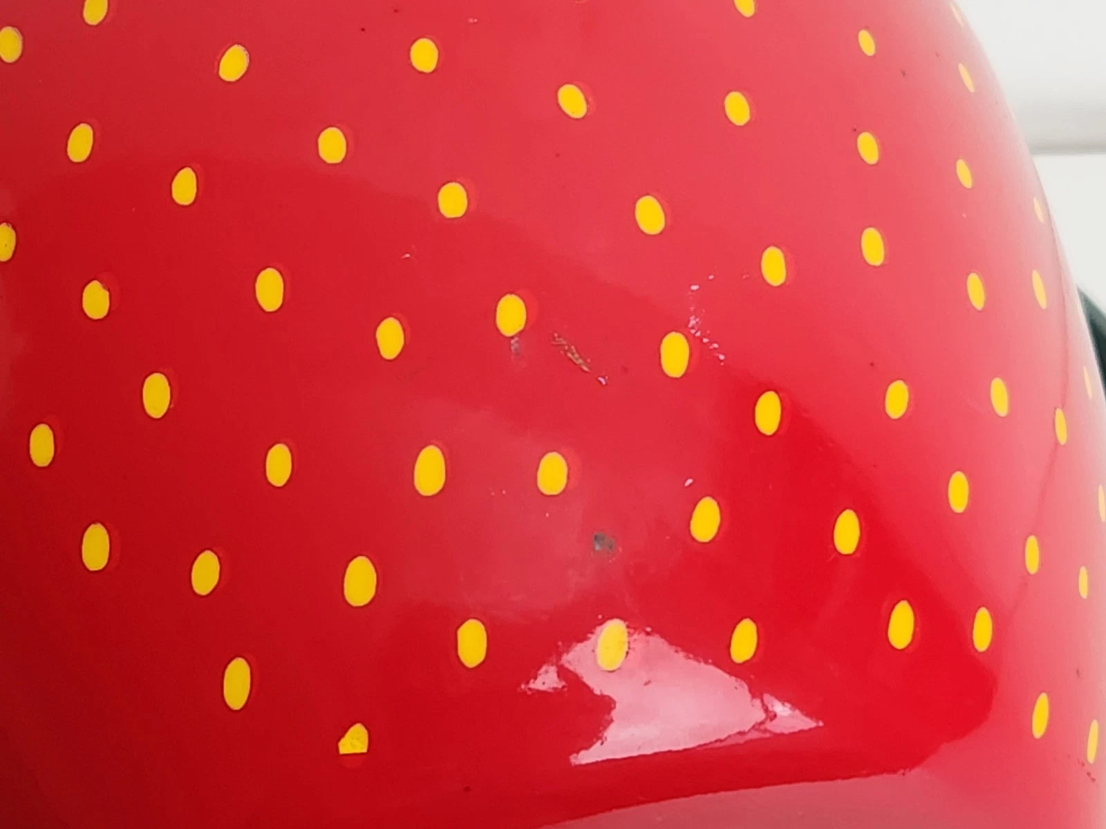 Copco Strawberry Tea Kettle Enamel Whistling Complete 2.5Qt Vtg 90s Cottage Core
