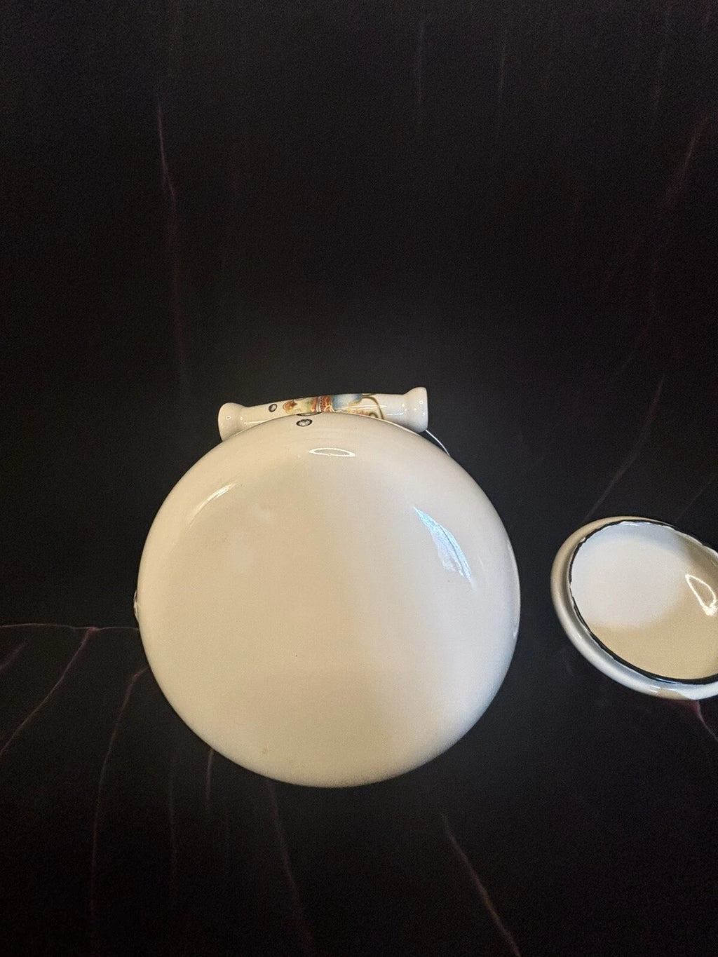 Vintage Floral Enamel Tea Kettle -   2.5L Stovetop