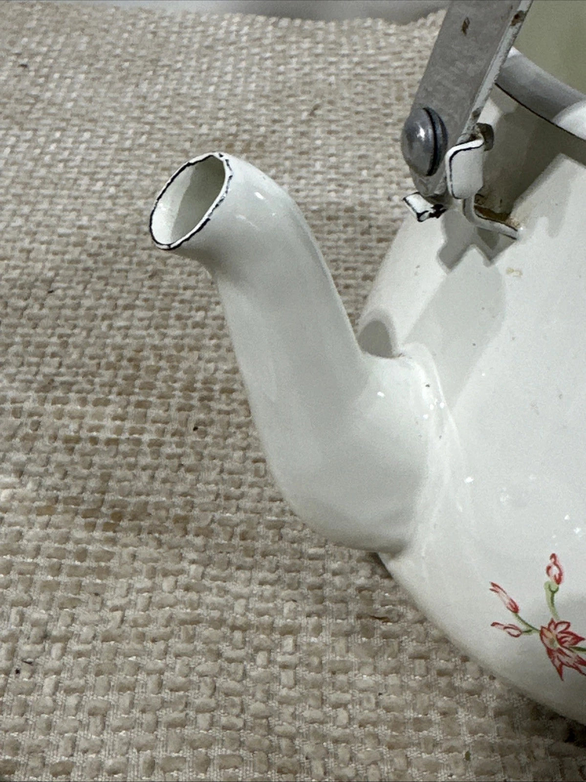 Vintage Kobë Enamel Tea Kettle Floral Design – JCPenney Exclusive