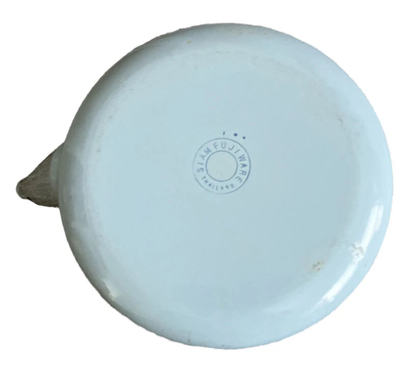 Siam Fuji Ware Light Blue Enamel Teapot Vintage Pre Owned
