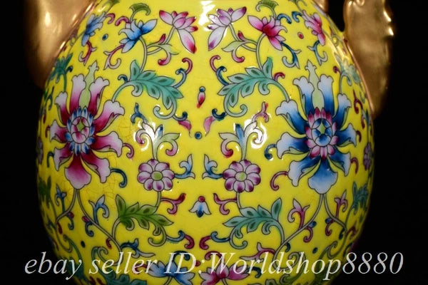 8.8" Yongzheng Chinese Colour Enamel Porcelain Teapot Kettle Cup Plate Set