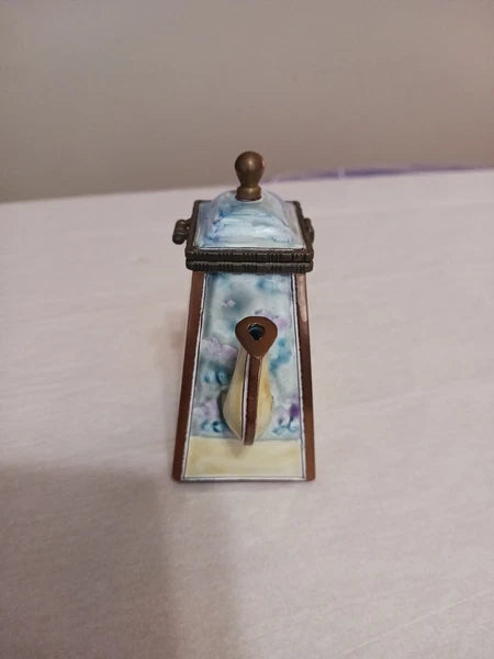 Kelvin Chen Handpainted Miniature Enamel Tea Pot P. Cezanne "The Blue Vase" #378