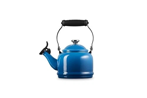 Le Creuset 1.3 Quart Marseille Stovetop Kettle Carbon Steel Enamel Teapot