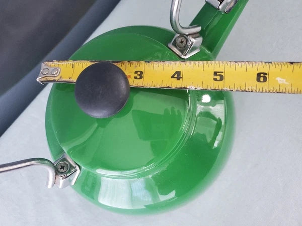 Chantal Tea Kettle Kelly Green Enamel on Steel Whistle Teapot 1.7 qt