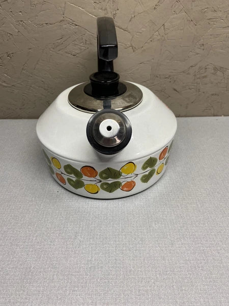 Tea Pot Vintage Austria Email Kettle