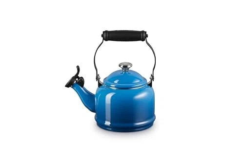 Le Creuset 1.3 Quart Marseille Stovetop Kettle Carbon Steel Enamel Teapot