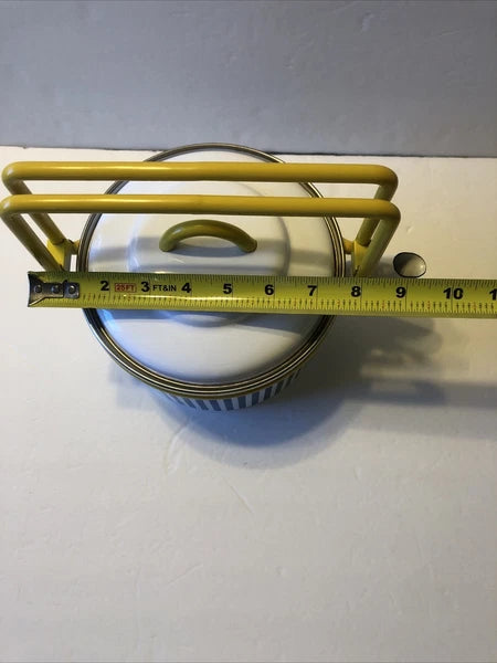 Gailstyn-Sutton Katja House Enamel Teapot Kettle 1984 Abstract Bar Code Design