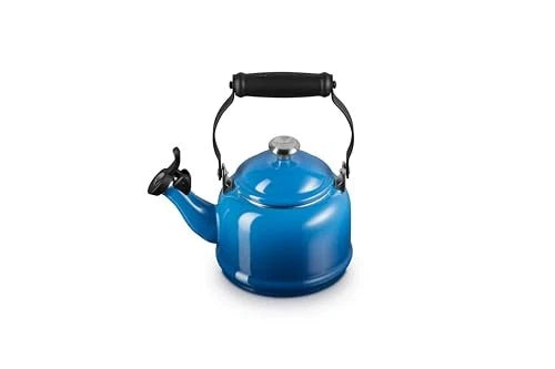 Le Creuset 1.3 Quart Marseille Stovetop Kettle Carbon Steel Enamel Teapot