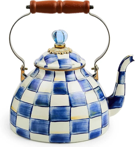 Mackenzie- Childs 3-Quart Enamel Tea Kettle