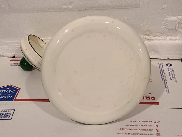 Spode Christmas Tree 2.5 QT Tea Kettle Teapot Porcelain Enamel on Steel