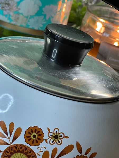 Vintage 1970s Sanko Ware Enamel Tea Kettle, Japan
