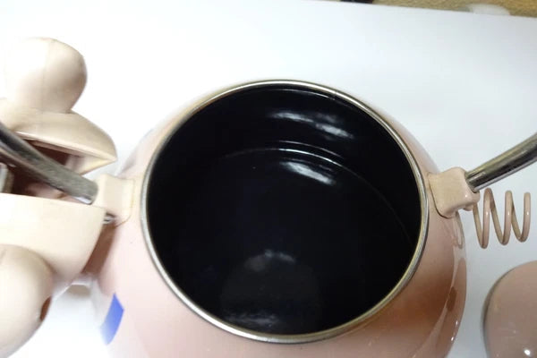 Vtg Kamenstein Pink Pig Whistling Teapot Tea Kettle